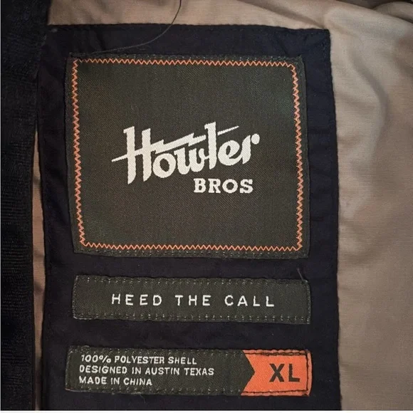 Howler Brothers bros navy down jacket - Picture 4 of 4